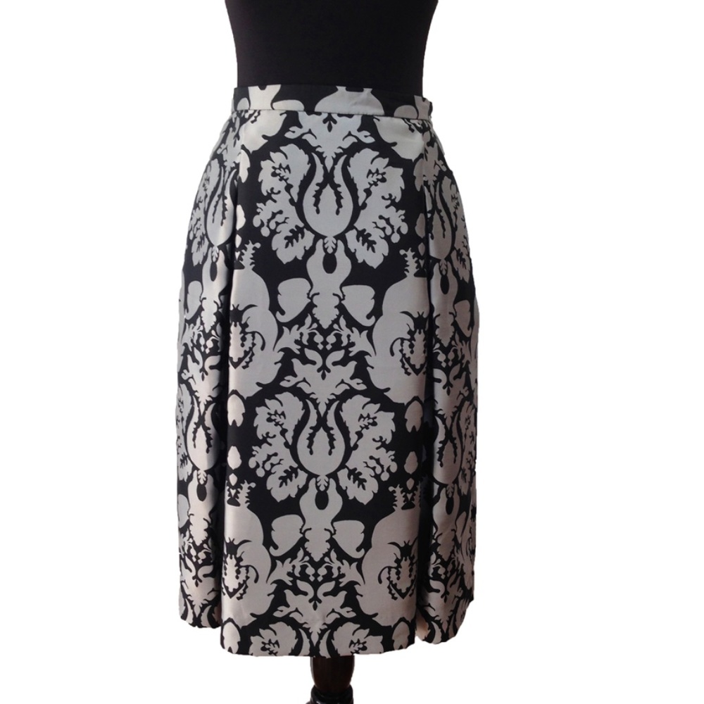 Joe Fresh Gray Pattern Skirt